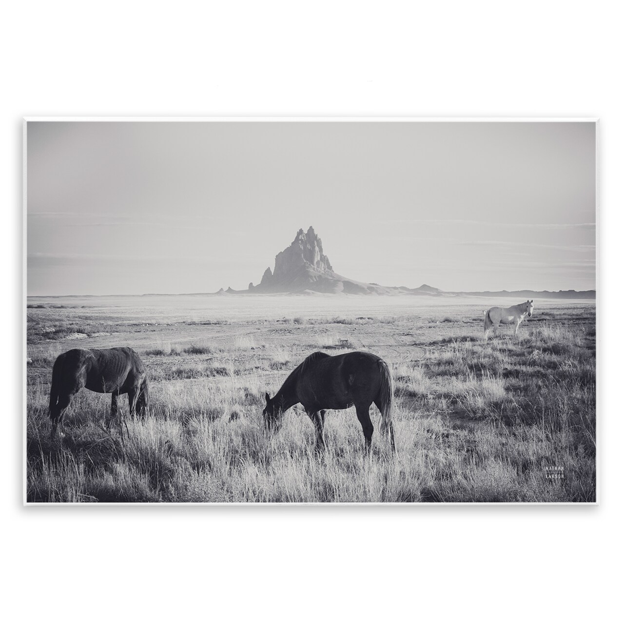 Stupell Industries Western Range with Horses Wall Plaque By Nathan Larson